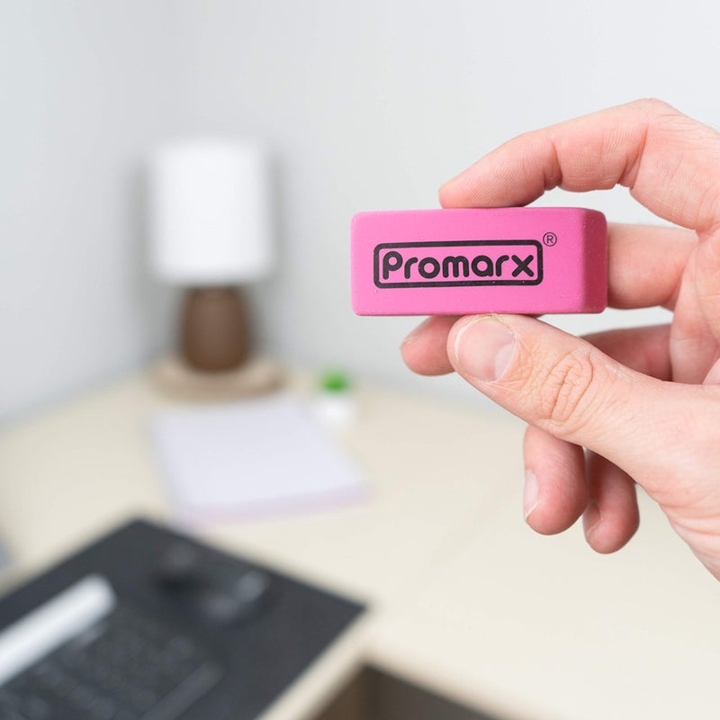 Promarx Pink Erasers, 4 Count (DA09-NRSB04-48) - Image 2